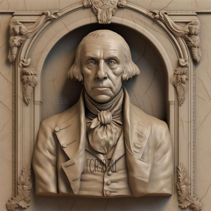 James Madison Jr 1 3d stl модель для ЧПУ